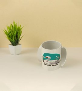 Swan Lake Beauty Printed Coffee Mug 250ml