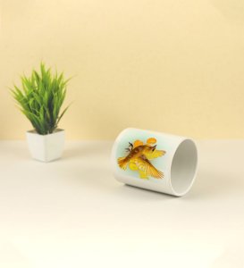 Yellow Flight Design Printed Coffee Mug 250ml